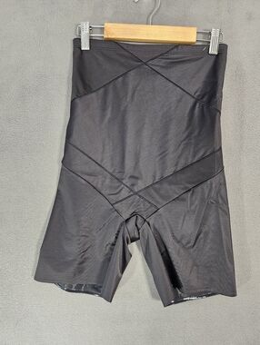 Miraclesuit Womens XL Shapewear Shorts High-Rise Bottoms Black